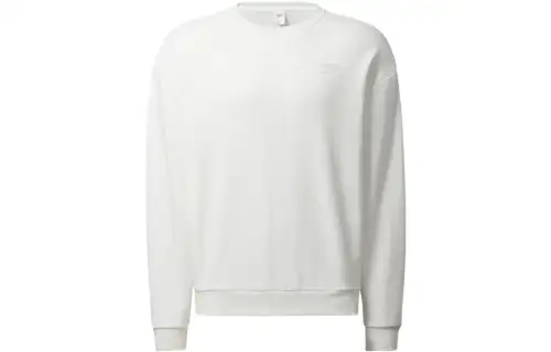 Reebok Sweatshirts Unisex Pink White Crew Neck Moderate Regular