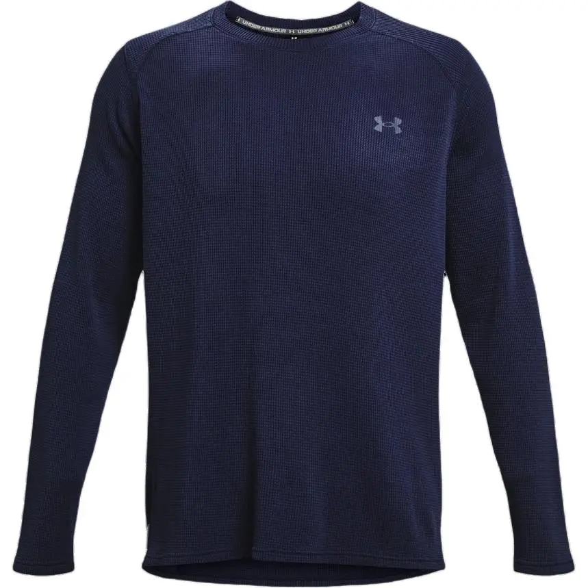 Under Armour Sweatshirts Men's Navy Blue Crew Neck Moderate Straight Fit