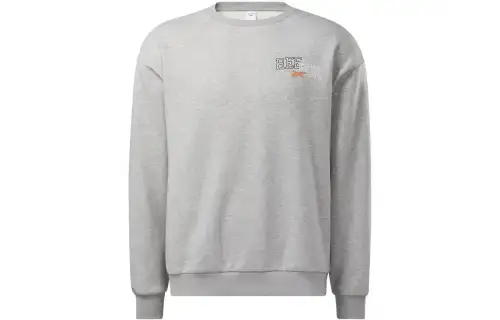 Reebok Sweatshirts Unisex Gray Crew Neck Moderate Regular