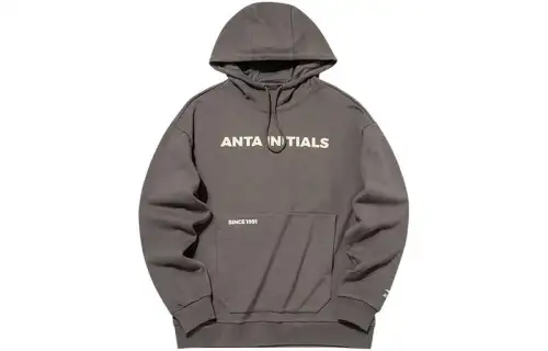 ANTA Life Collection Sweatshirts Men's Rattan Umber Hooded Thickened