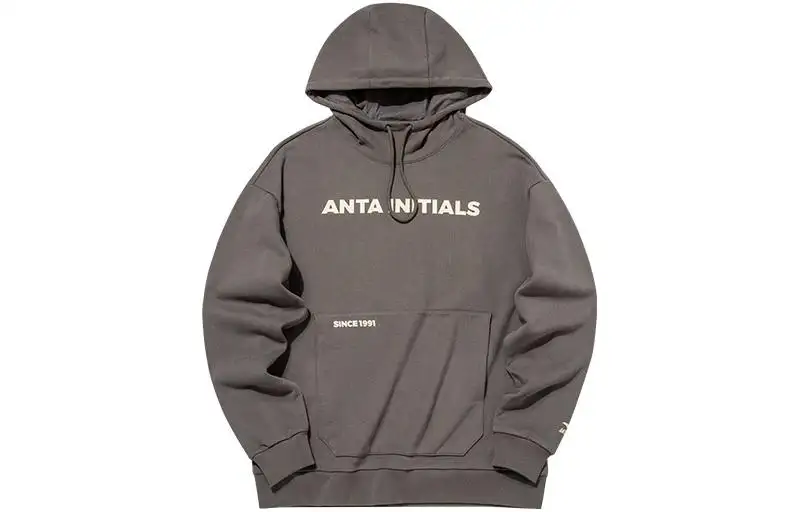 ANTA Life Collection Sweatshirts Men's Rattan Umber Hooded Thickened