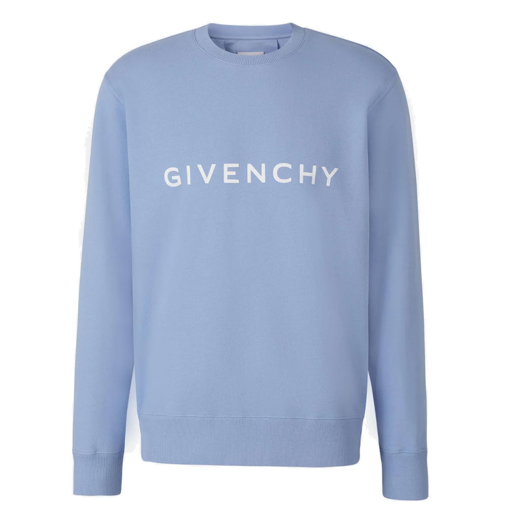 Мужское худи Givenchy FW23 Drop Shoulder (синее)