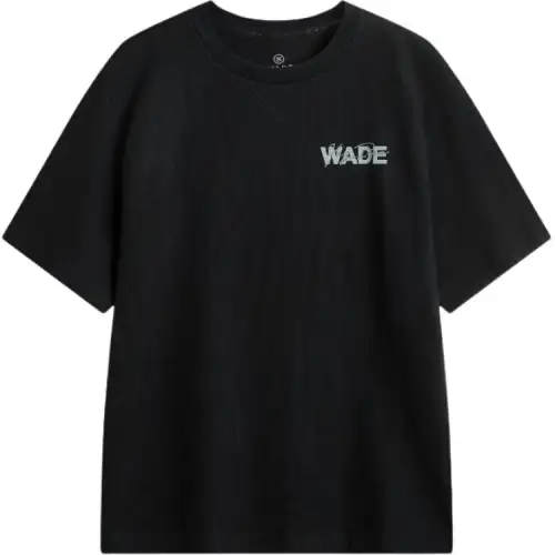 Li Ning T Shirts Men's Black Crew Neck Moderate Straight Fit