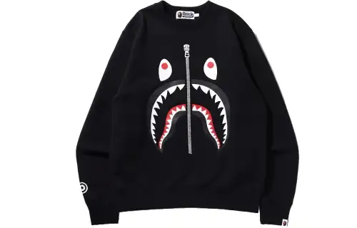 Bape Shark Metal Zip Crewneck