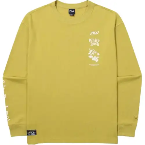 FILA ROCK T Shirt Unisex Mustard