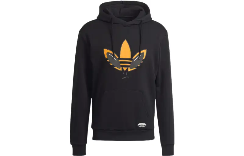 Adidas Originals Sweatshirts Men's Black Hooded Moderate Regular