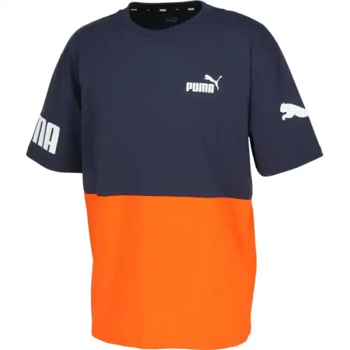 PUMA T Shirts Men's Multicolor Crew Neck Moderate Straight Fit