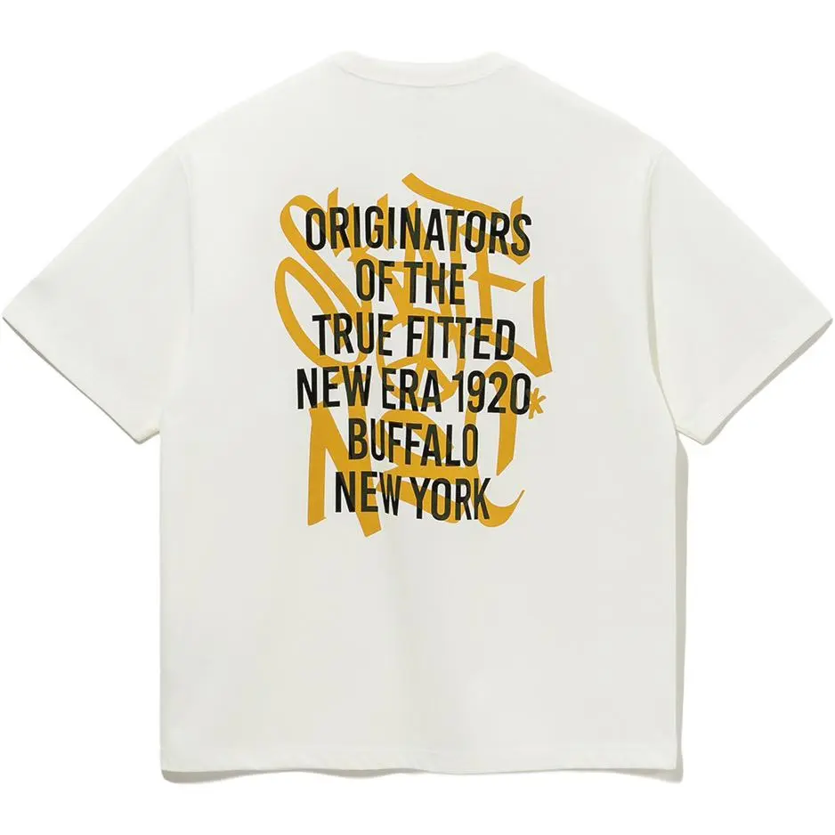 New Era T-Shirts Unisex White Crew Neck