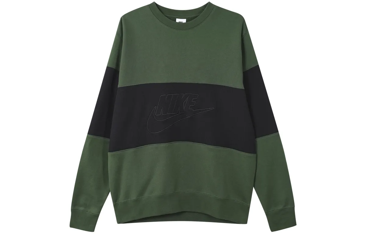 Nike Sweatshirts Men's Green Crew Neck Moderate Other