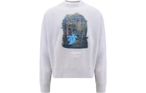 Palm Angels graphic-print cotton sweatshirt