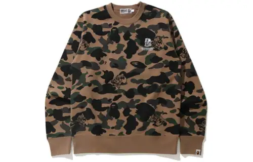 A BATHING APE Sweatshirts Men's Crew Neck Moderate Regular