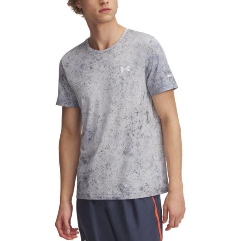 Under Armour Seamless Stride SS25 T Shirt Men's Downpour Gray