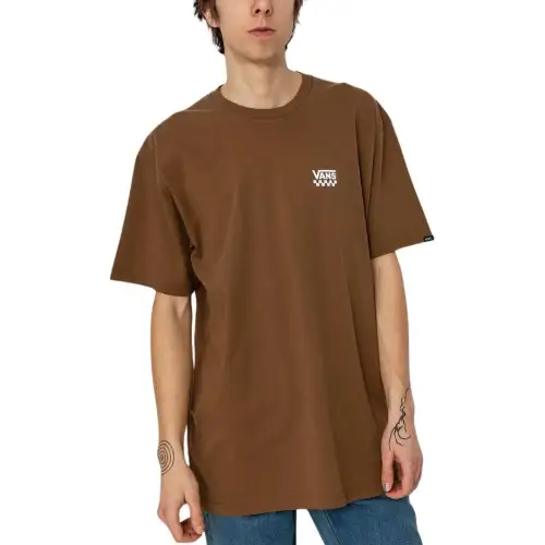 Vans T Shirts Men's Coffee Crew Neck