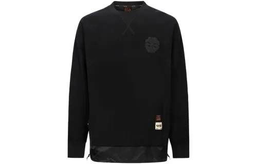 EVISU Sweatshirts Unisex Crew Neck Moderate Mock Two Piece