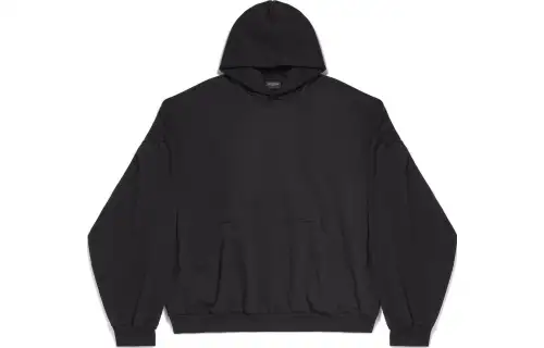 Balenciaga FW23 Sweatshirt Loose Fit Unisex Black