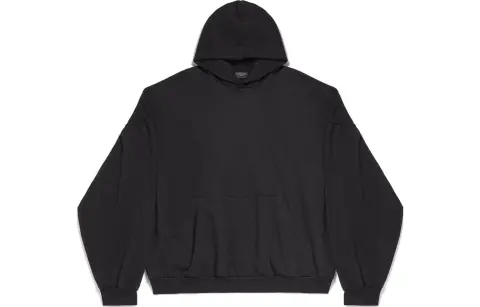 Balenciaga FW23 Sweatshirt Loose Fit Unisex Black