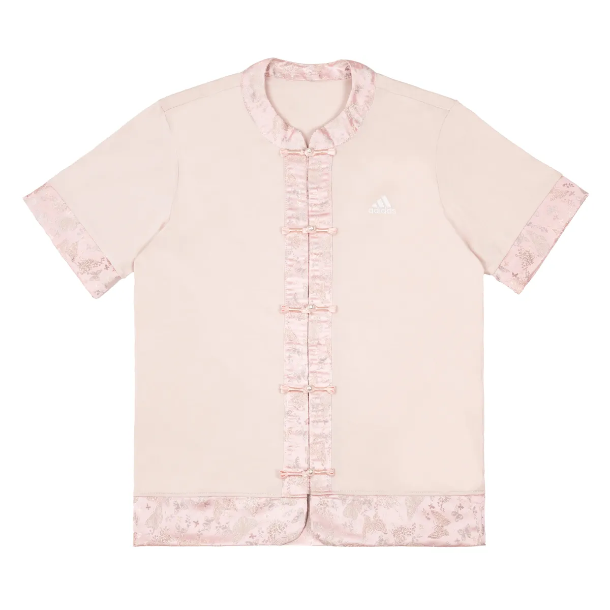 Adidas T-Shirts Unisex Pink Crew Neck Moderate