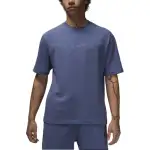 Jordan Air T Shirts Men's Blue Crew Neck Moderate Straight Fit