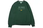 Nike Sweatshirts Unisex Green Crew Neck Moderate Regular