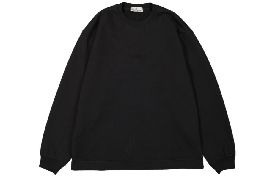 Мужское худи STONE ISLAND (черное)