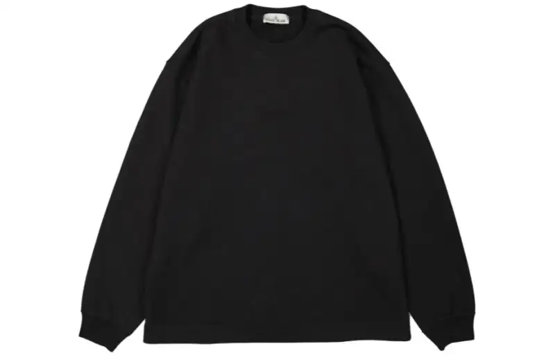Stone Island logo-embroidered cotton sweatshirt