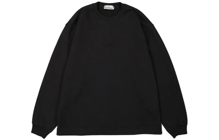 Stone Island logo-embroidered cotton sweatshirt