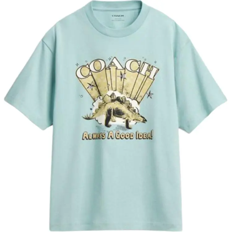 COACH SS25 T Shirt Men's Dusty Blue