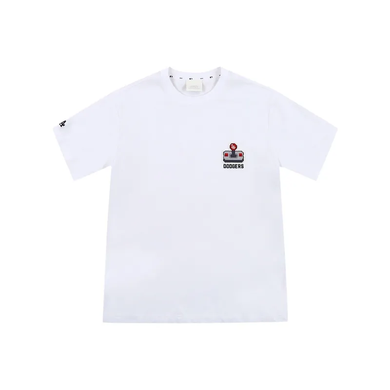 MLB T-Shirts Unisex White Crew Neck Moderate