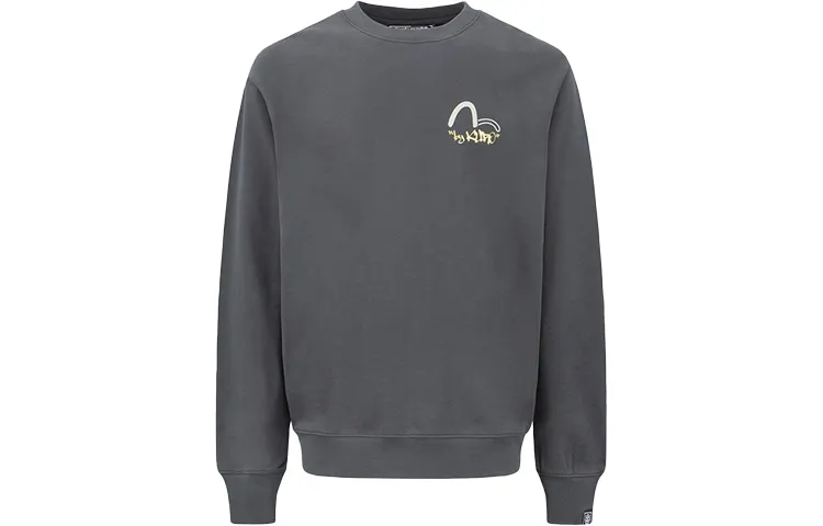 EVISU Sweatshirts Men's Crew Neck Moderate Regular