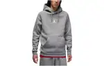 Jordan Sweatshirts Men's Gray Hooded Moderate Regular