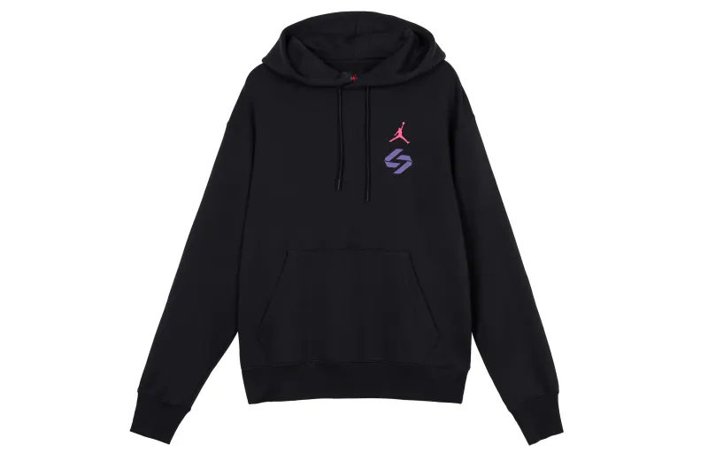 Jordan Luka Ntr Glitch Sweatshirts Men's Black Hooded Moderate Other