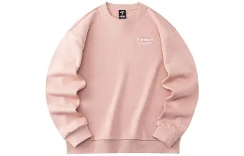 ANTA Sweatshirts Unisex Pink Crew Neck Moderate Regular