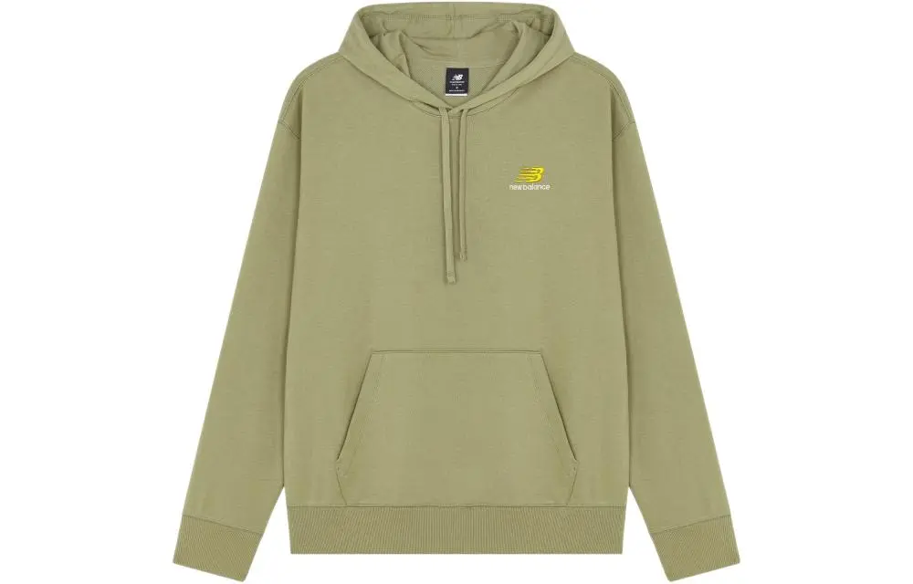 New Balance Sweatshirts Unisex Green Hooded Moderate