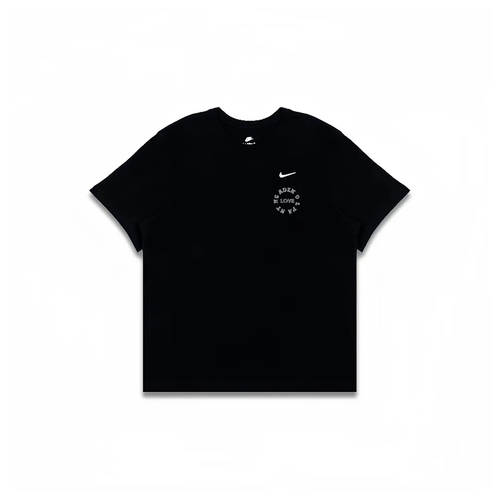 Nike T-Shirts Men's Black Crew Neck Moderate Straight Fit