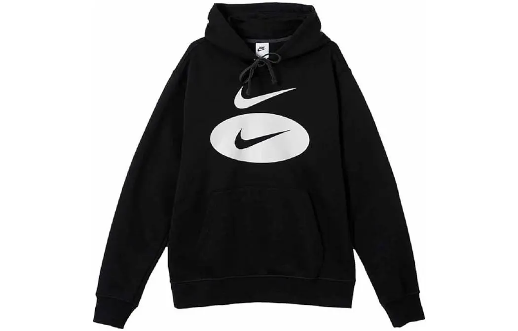 Nike Sweatshirts Men's Black Hooded Moderate Other