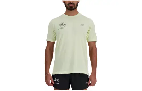 New Balance RBC T Shirt Men's Neon Green