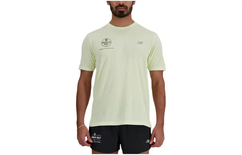 New Balance RBC T Shirt Men's Neon Green