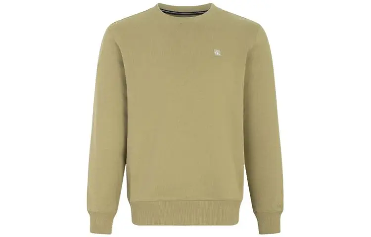 Calvin Klein Sweatshirts Men's Khaki Crew Neck Moderate