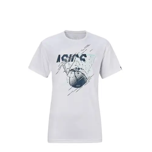 ASICS T Shirts Unisex White Crew Neck