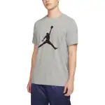 Jordan T Shirts Unisex Gray Crew Neck Moderate Straight Fit