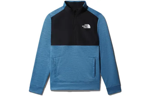 THE NORTH FACE Sweatshirts Men's Blue Stand Collar Moderate