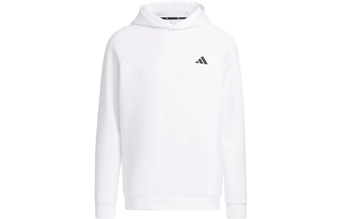 Adidas Sweatshirts Men's White Hooded Moderate Regular