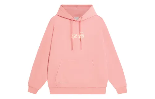 Li Ning Sweatshirt Unisex Multicolor Orange Pink