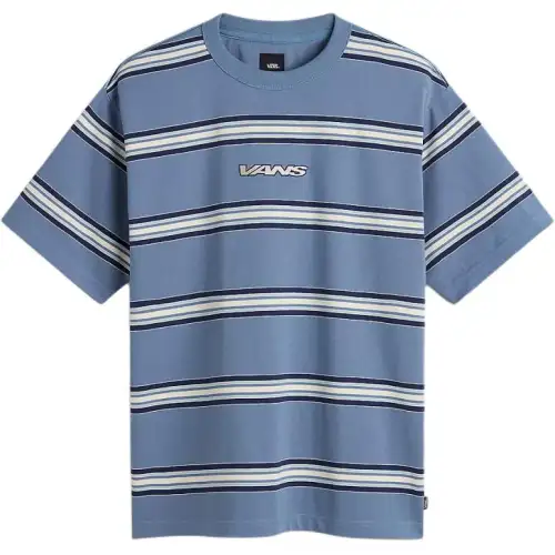 Vans Stripe Mesa T Shirt Men's Blue
