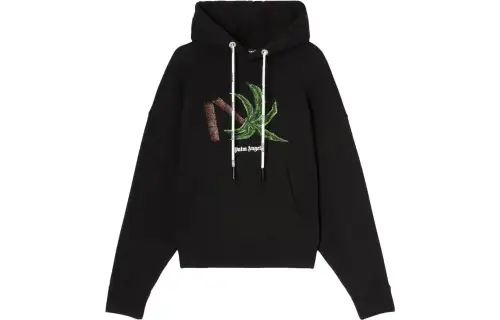 Palm Angels Broken Palm printed hoodie