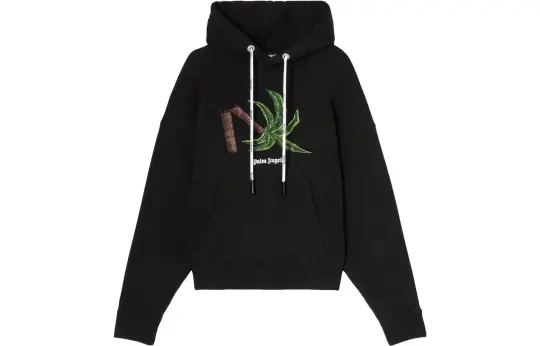 Palm Angels Broken Palm printed hoodie
