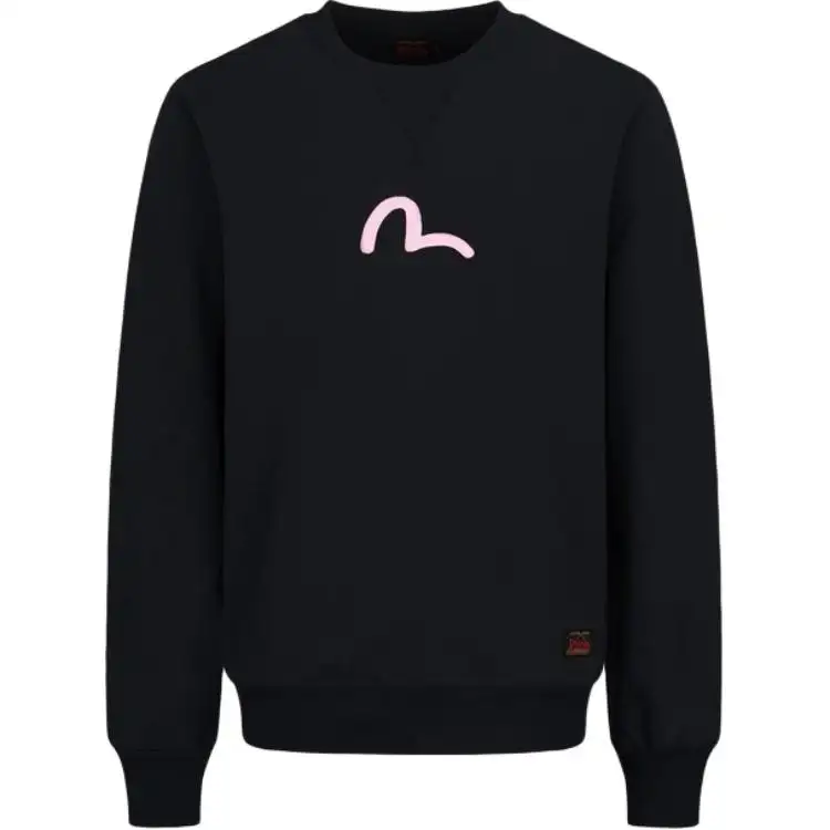EVISU Sweatshirts Unisex Crew Neck Moderate Heavyweight