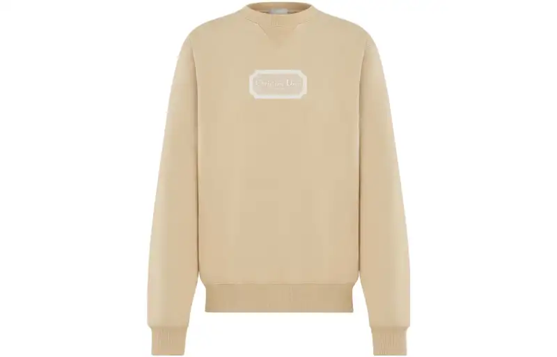 DIOR Homme Logo Patch Crewneck Sweatshirt