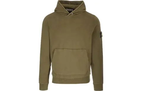 STONE ISLAND Compass Patch Long Sleeved Hoodie