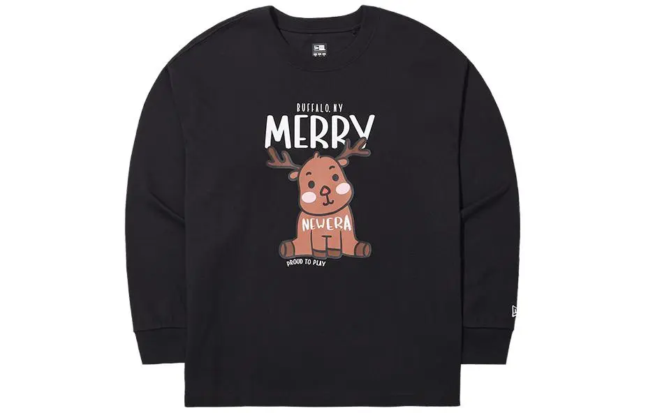 New Era FW23 Sweatshirt Unisex Black
